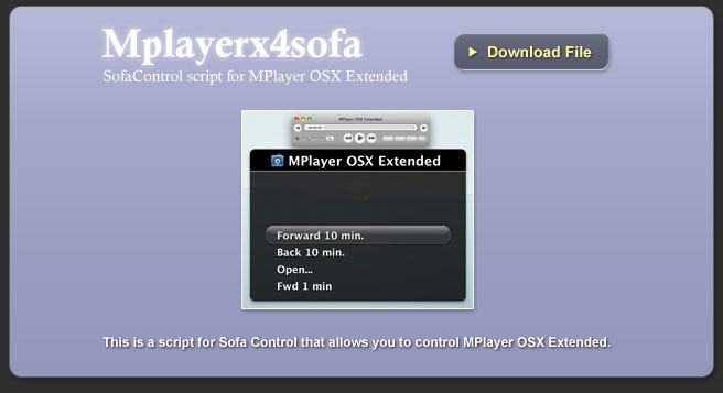 mplayer osx extended